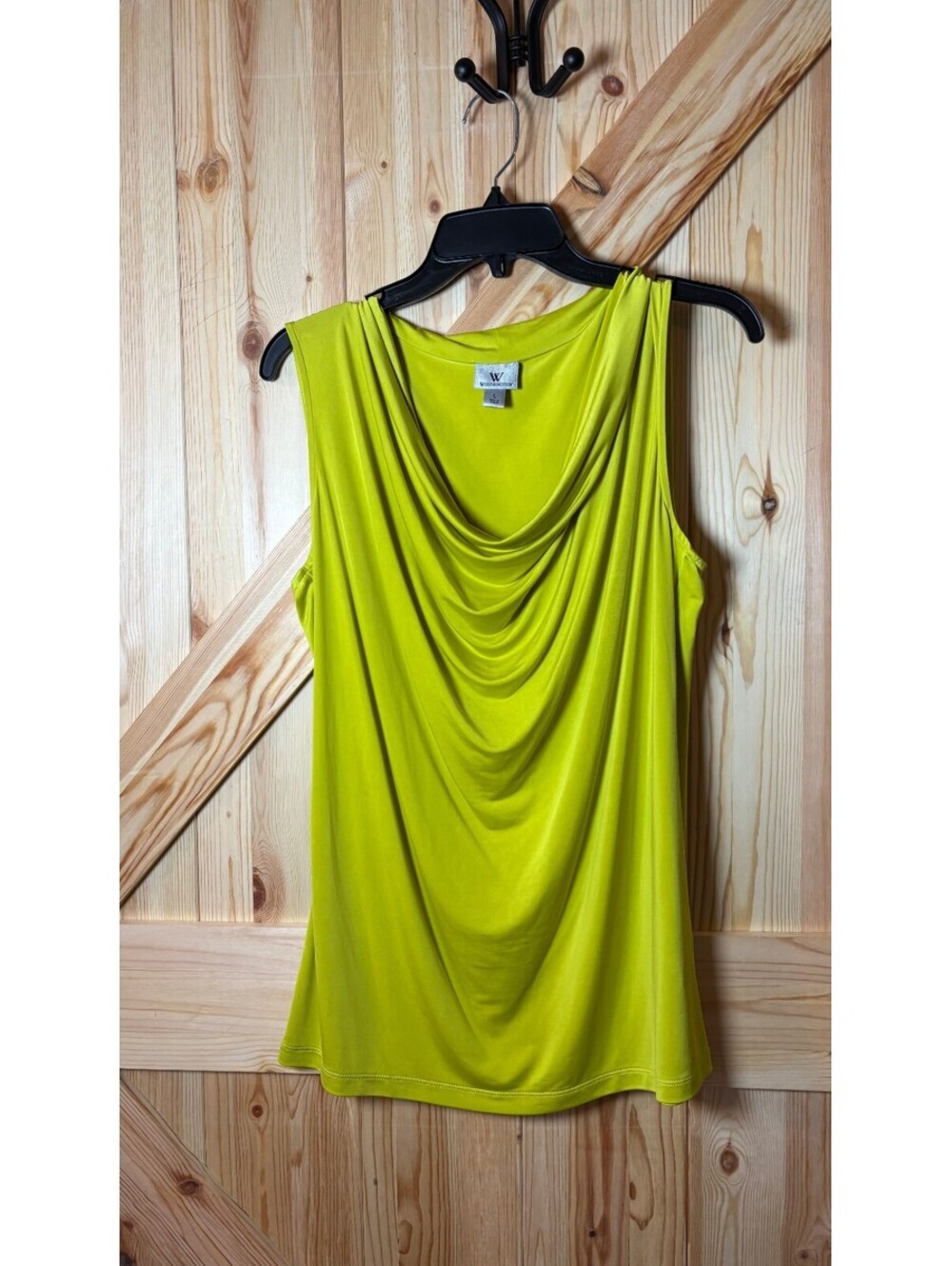 Worthington Sleeveless Draped Neck Tank Top Size Large